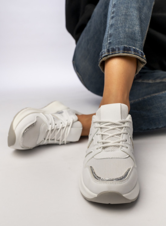 Dámské sportovní tenisky bílá/stříbrná