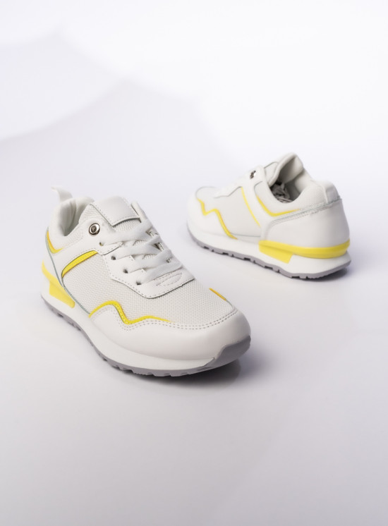 Sportovní tenisky LUCY bílá/žlutá