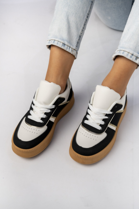 Černo-bílé dámské tenisky LIA