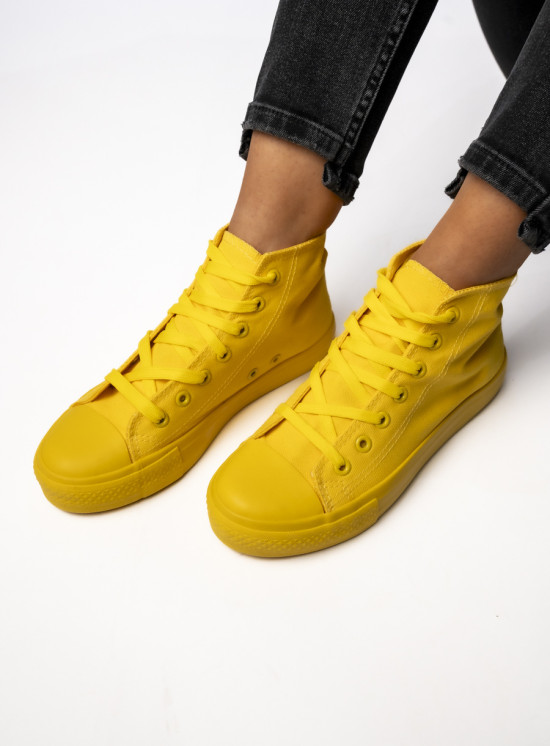 Dámské plátěné tenisky OHIO žluté