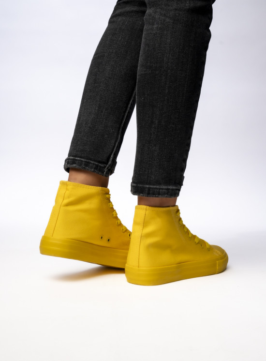 Dámské plátěné tenisky OHIO žluté