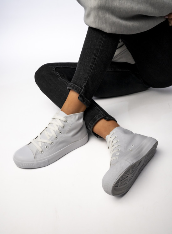 Dámské plátěné tenisky OHIO bílé