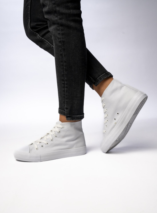 Dámské plátěné tenisky OHIO bílé