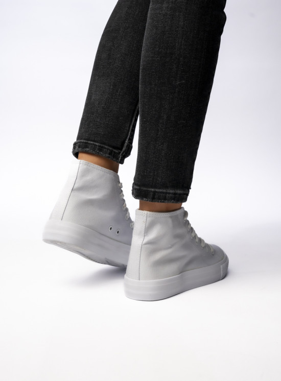 Dámské plátěné tenisky OHIO bílé