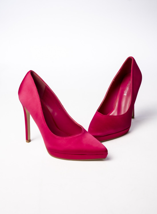 Saténové lodičky růžové