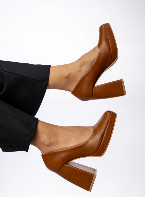 Hnědé lodičky GIOIA