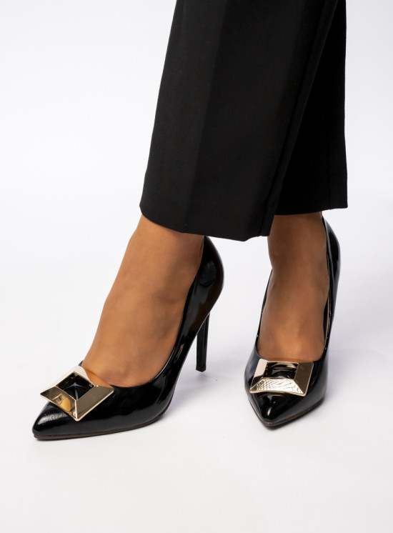 Dámské černé lodičky BOSTON