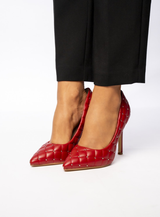 Červené lodičky VALENTINE