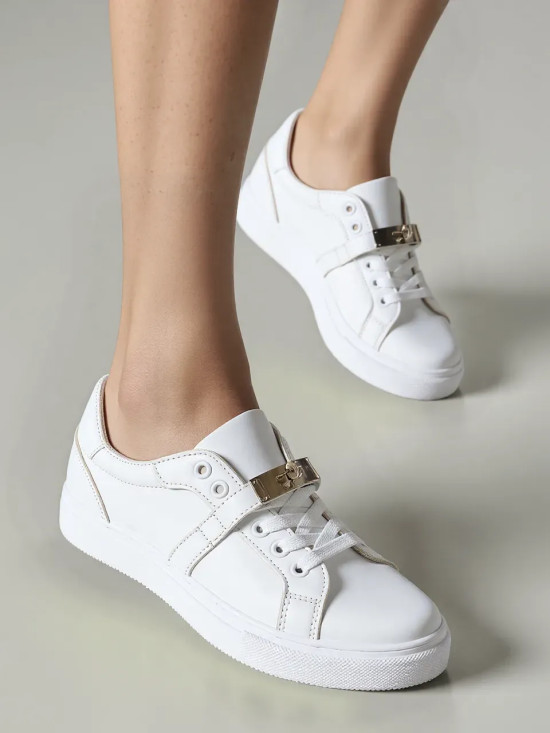 Dámské tenisky bílá/stříbrná