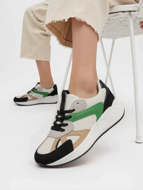 Dámské tenisky zelená/černá