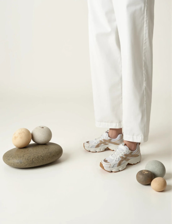 Béžovo-bílé tenisky SOLENE