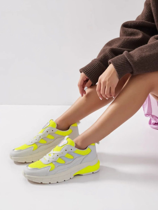 Sportovní tenisky MOVE bílá/žlutá