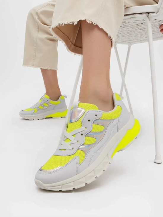 Sportovní tenisky MOVE bílá/žlutá