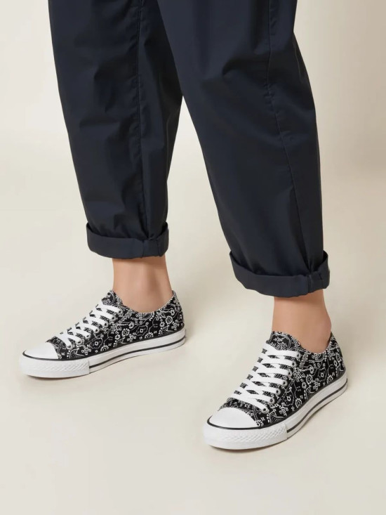 Dámské plátěné tenisky BALI černé