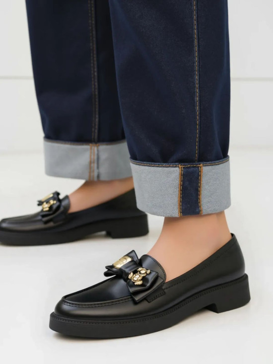 Černé dámské mokasíny ELISSA