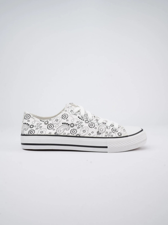 Dámské plátěné tenisky BALI bílé