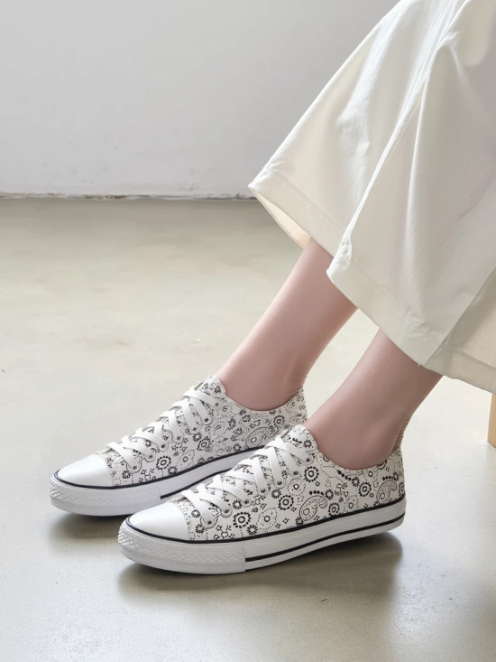 Dámské plátěné tenisky BALI bílé