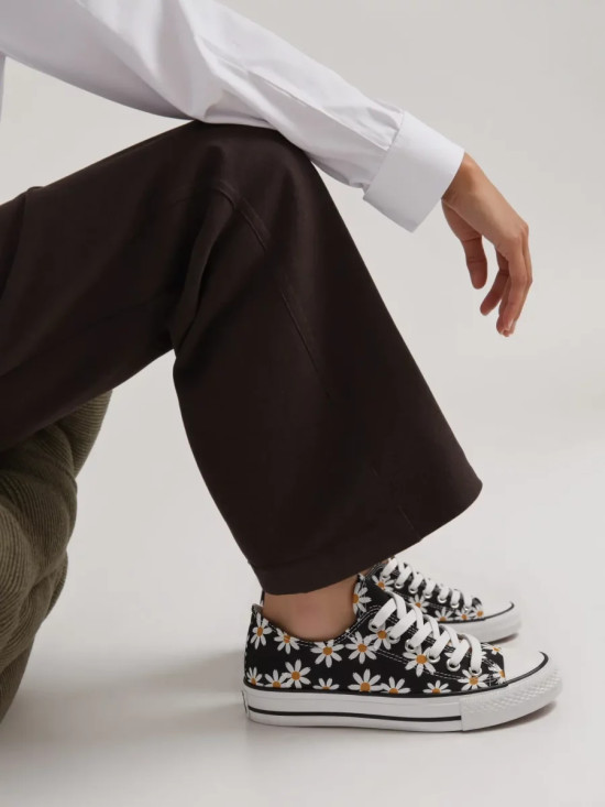 Černé plátěné tenisky DAISY