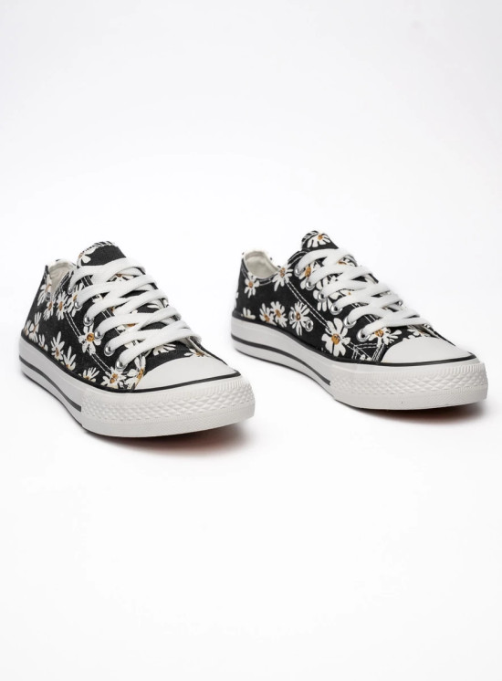 Černé plátěné tenisky DAISY