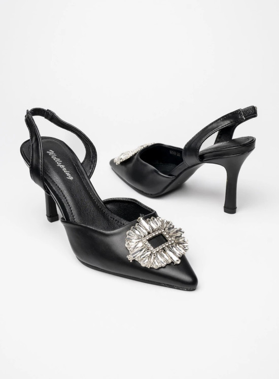 Dámské černé elegantní lodičky NOIR