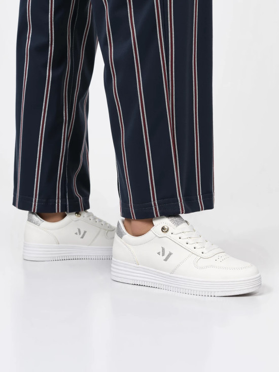 Tenisky SASHA bílá/stříbrná