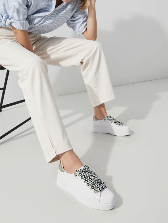 Bílé dámske tenisky ZAHARA