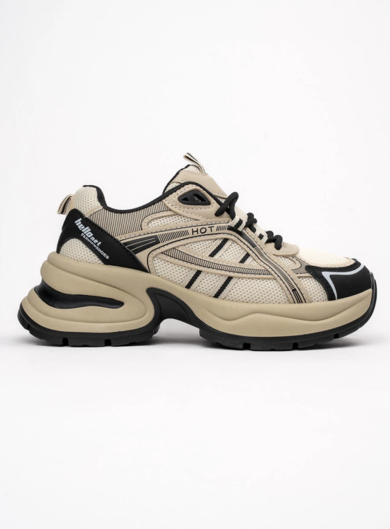 Dámské tenisky HOT béžová/černá