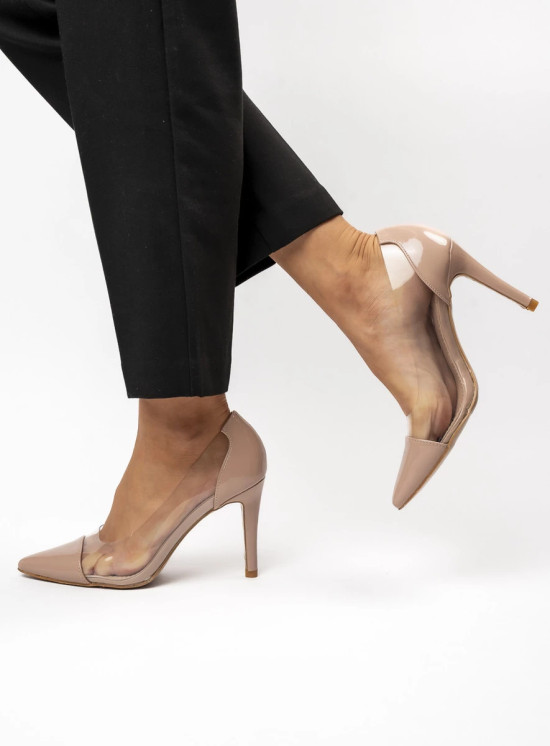 Dámské lodičky MELODIE nude/transparentní