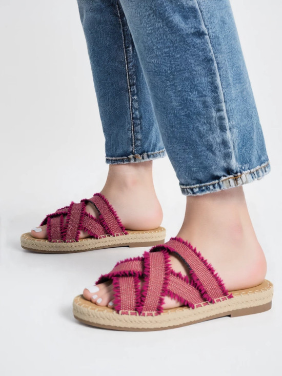 Růžové pantofle BEACH