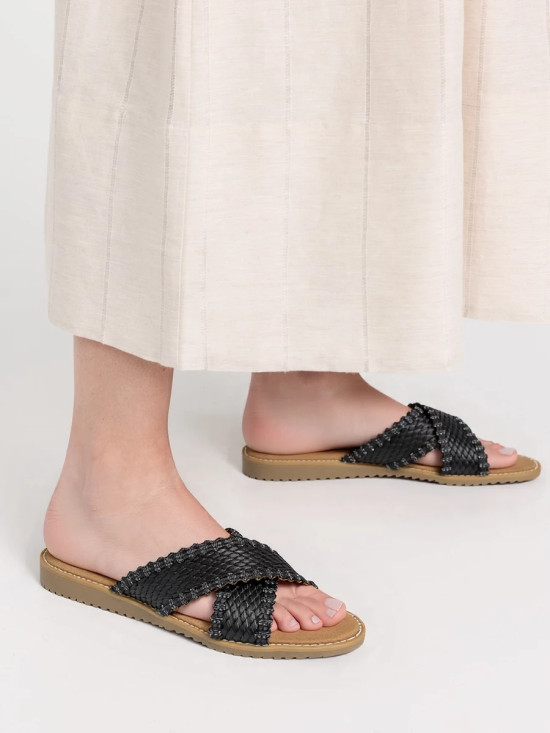 Černé dámské sandály SUMMER