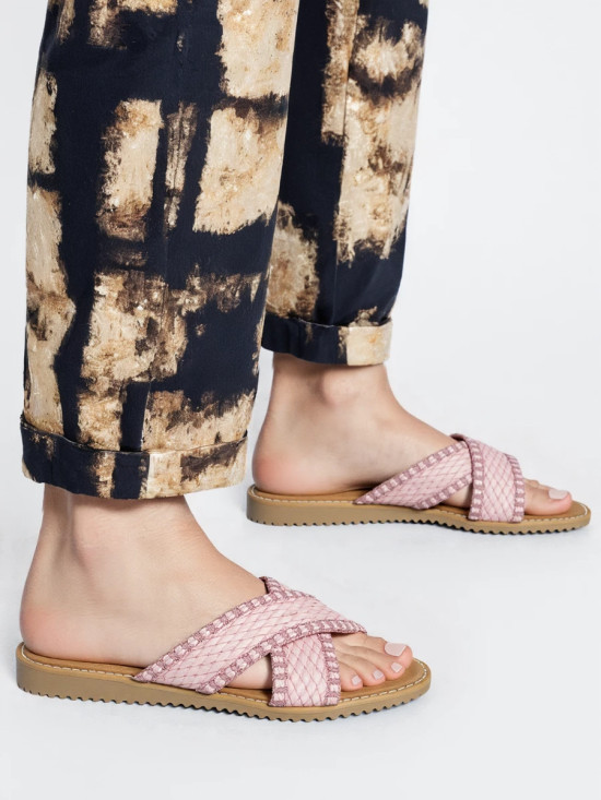 Růžové dámské sandály SUMMER
