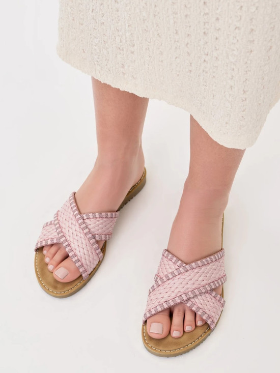 Růžové dámské sandály SUMMER