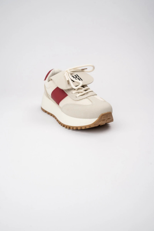 Dámské tenisky RIVIERA béžová/červená