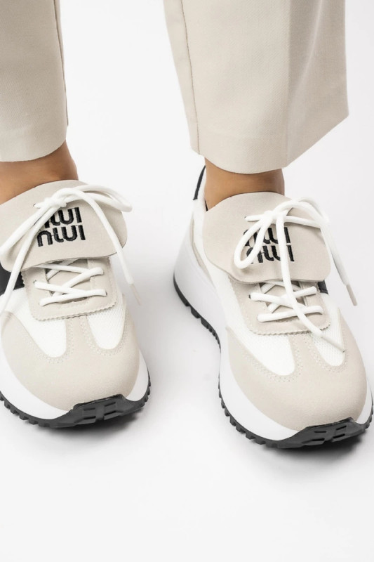 Dámské tenisky RIVIERA béžová/černá