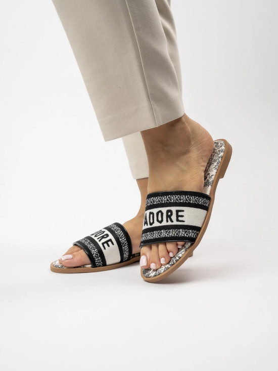 Dámské pantofle NICE černé