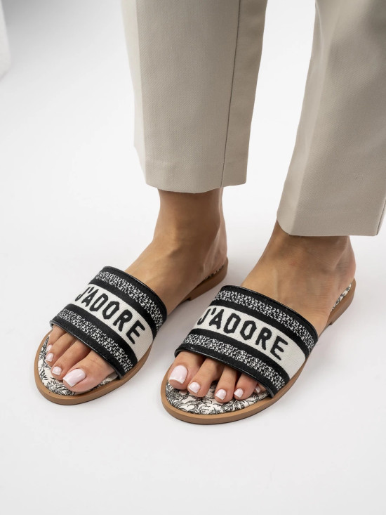 Dámské pantofle NICE černé