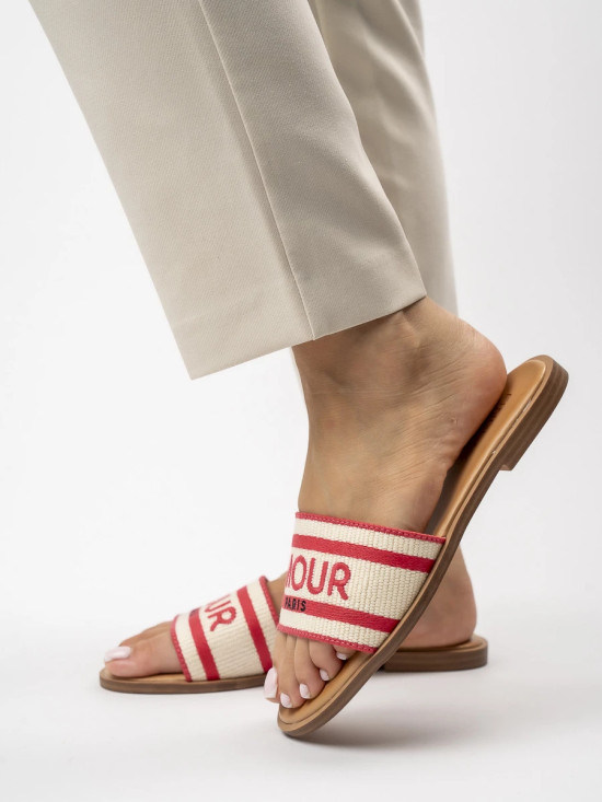 Dámské pantofle AMOUR růžové