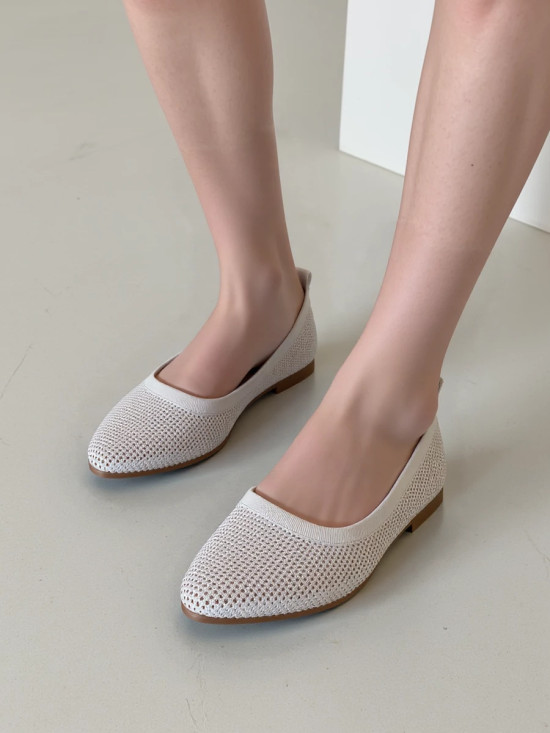 Bílé baleríny SYDNEY