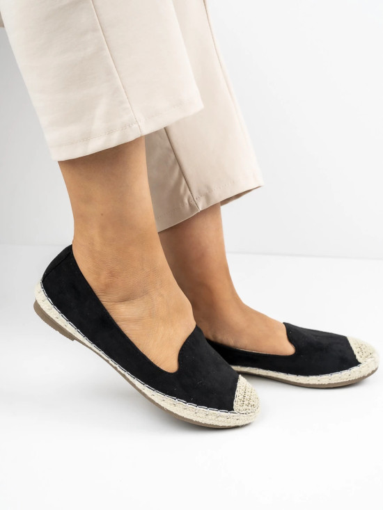 Černé espadrilky SARDINIA