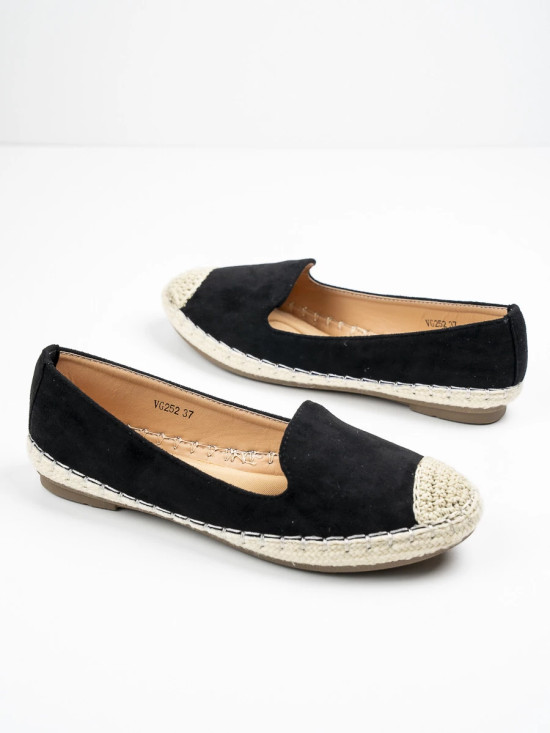 Černé espadrilky SARDINIA
