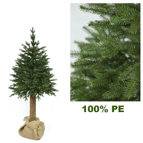 Vánoční stromek Smrk přírodní na pařezu 160 cm