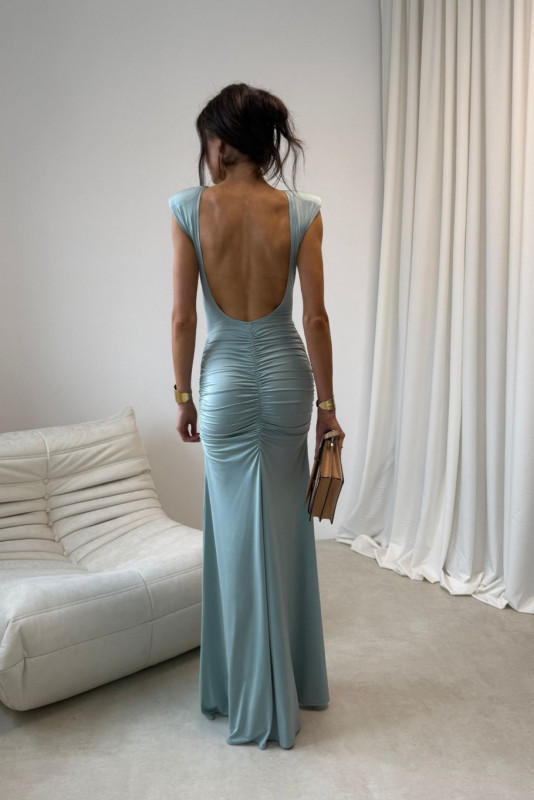 Aurelia – mátové maxi šaty