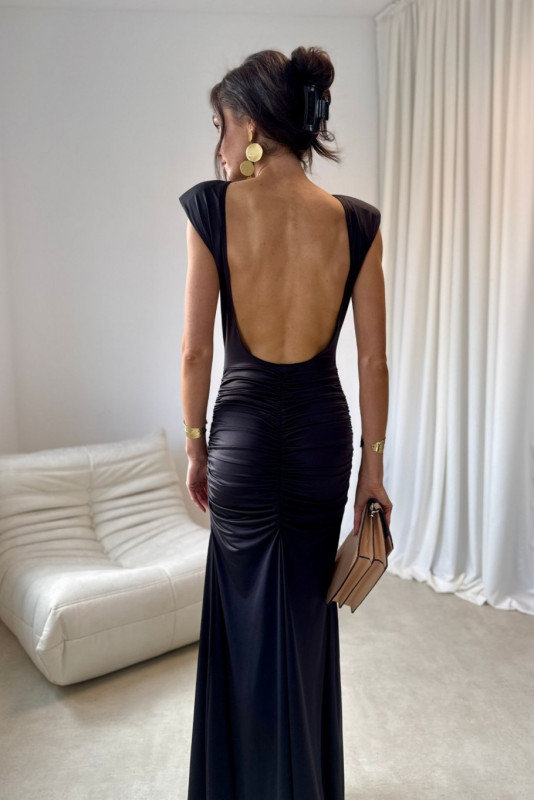 Aurelia – černé maxi šaty