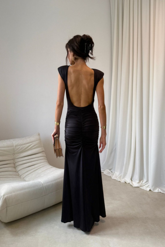 Aurelia – černé maxi šaty