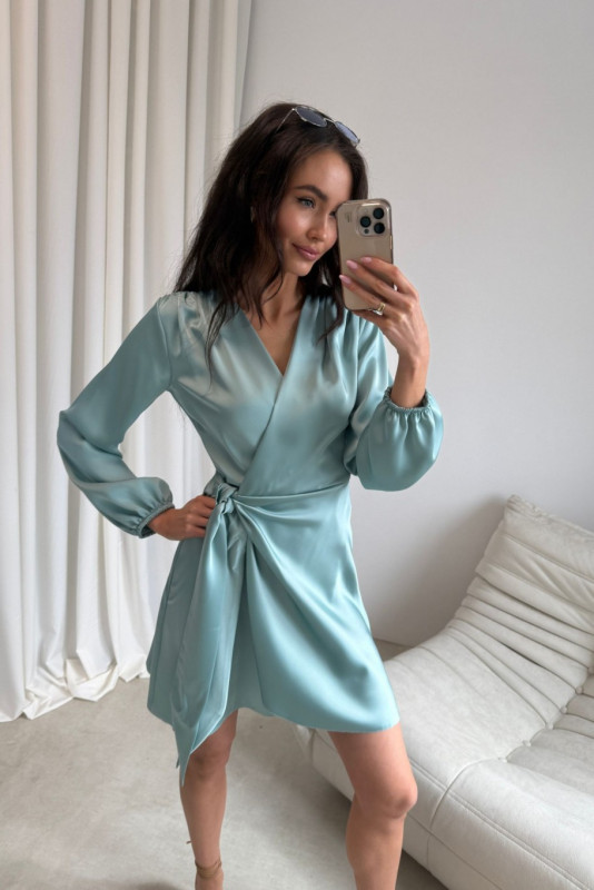 Catlin – mátové mini šaty