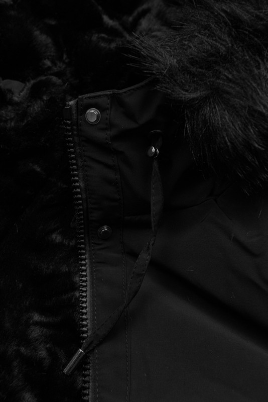 Parka na zimu černá/černá