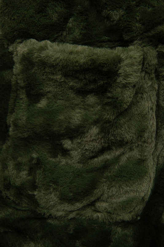 Černá oboustranná zimní parka