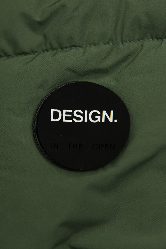 Tmavě zelená chlapecká zimní bunda