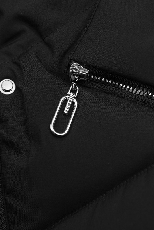 Dívčí extra teplá zimní bunda černá