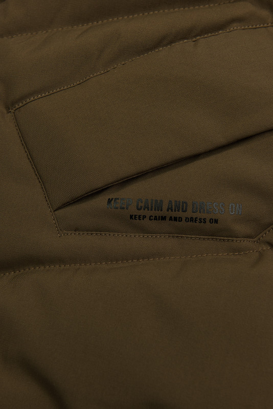 Dívčí extra teplá zimní bunda kávově hnědá